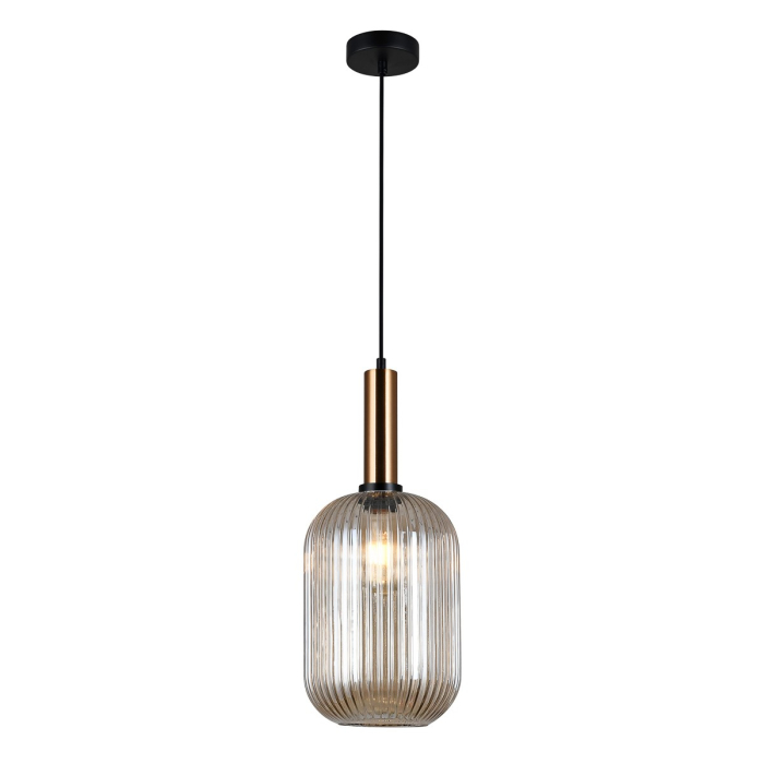 Italux Antiola 1xE27 Wisząca Mosiężny PND-5588-1L-BRO+AMB