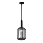 Italux Antiola 1xE27 Wisząca Czarny PND-5588-1L-BK+SG