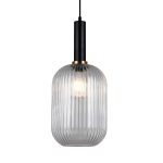 Italux Antiola 1xE27 Wisząca Czarny PND-5588-1L-BK+CL