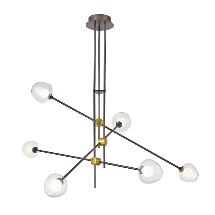 Italux Romily LED 4W 1800lm 3000K Wisząca Kawowy PND-201883-6