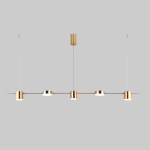 Italux Remdal LED 30W 2300lm 3000K Wisząca Mosiężny PND-16374-5-COP-GD-3K