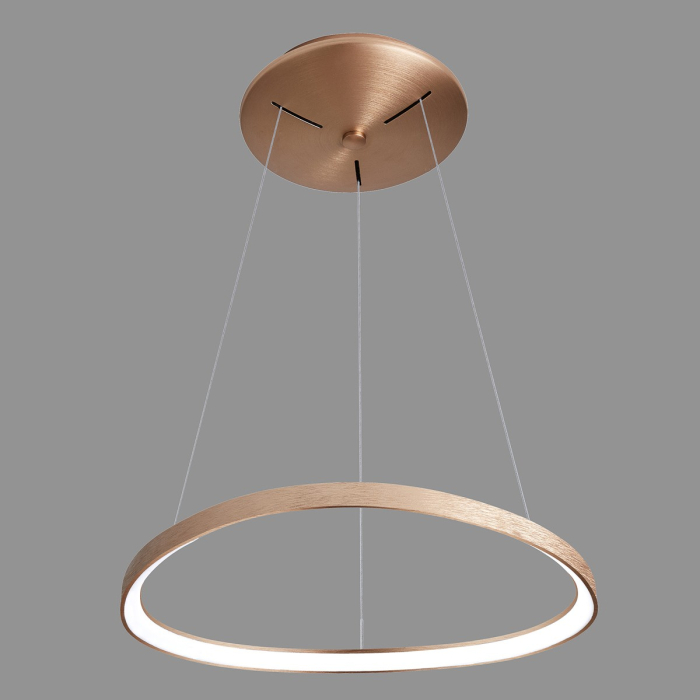 Italux Morfi LED 48W 2640lm 3000K Wisząca Brązowe Złoto Szczotkowane 5355-848ROP-GB-3
