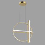 Italux Cerrila LED 48.6W 2000lm 3000K Wisząca Złoty PND-29772750-3A-GD