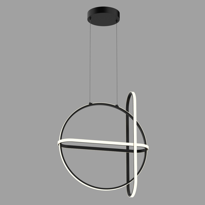 Italux Cerrila LED 48.6W 2000lm 3000K Wisząca Czarny PND-29772750-3A-BK