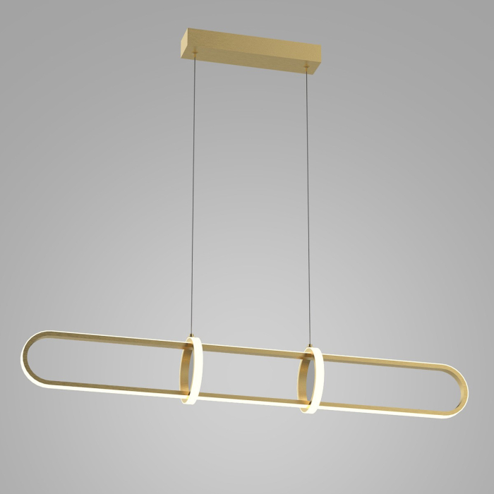 Italux Cerrila LED 31.2W 1300lm 3000K Wisząca Złoty PND-29772750-1A-GD