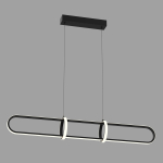 Italux Cerrila LED 31.2W 1300lm 3000K Wisząca Czarny PND-29772750-1A-BK