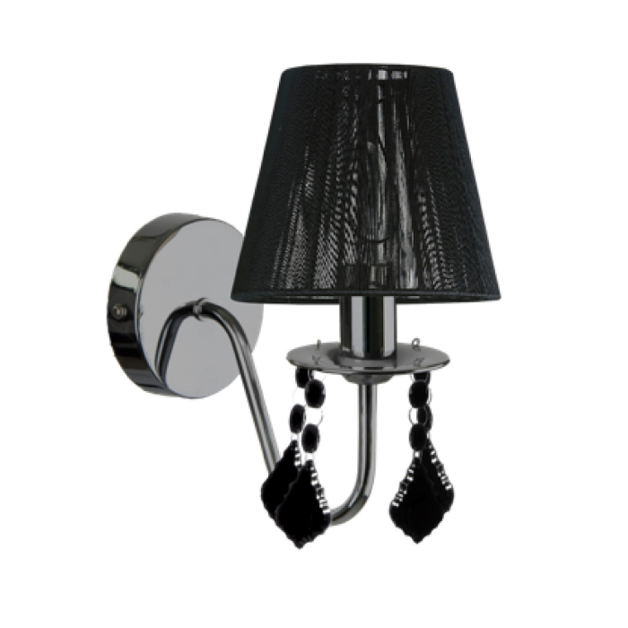 Light Prestige Mona biurkowa srebrna 3xE14 biały, srebrny LP-5005/1T srebrna