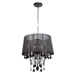 Light Prestige Mona biurkowa srebrna 3xE14 biały, srebrny LP-5005/1T srebrna