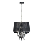 Light Prestige Mona biurkowa srebrna 3xE14 biały, srebrny LP-5005/1T srebrna