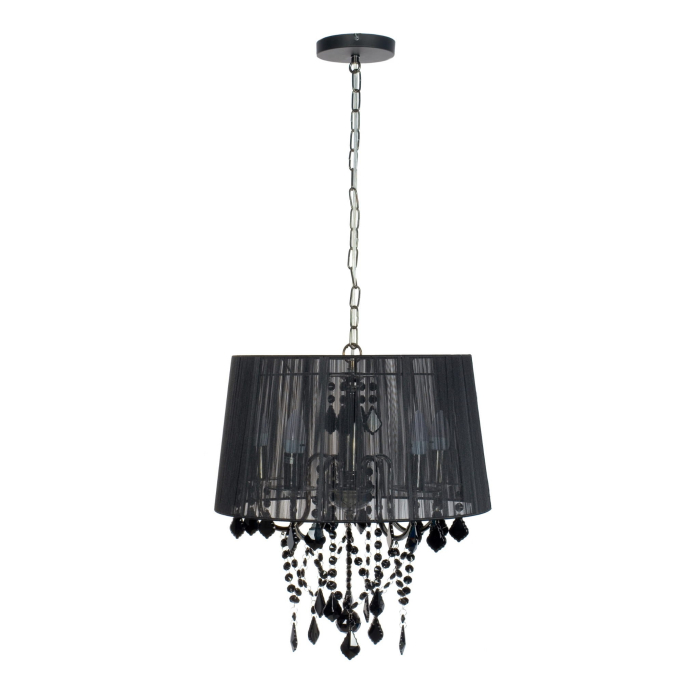 Light Prestige Mona biurkowa srebrna 3xE14 biały, srebrny LP-5005/1T srebrna