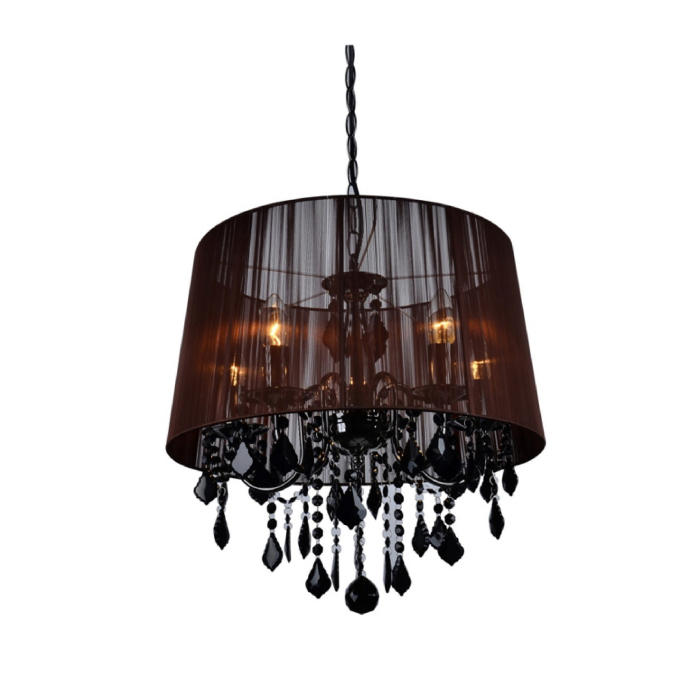 Light Prestige Mona biurkowa srebrna 3xE14 biały, srebrny LP-5005/1T srebrna