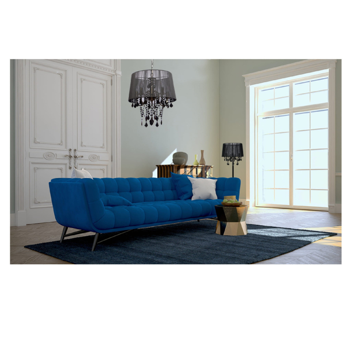 Light Prestige Mona biurkowa czarna 3xE14 czarny LP-5005/1T czarna