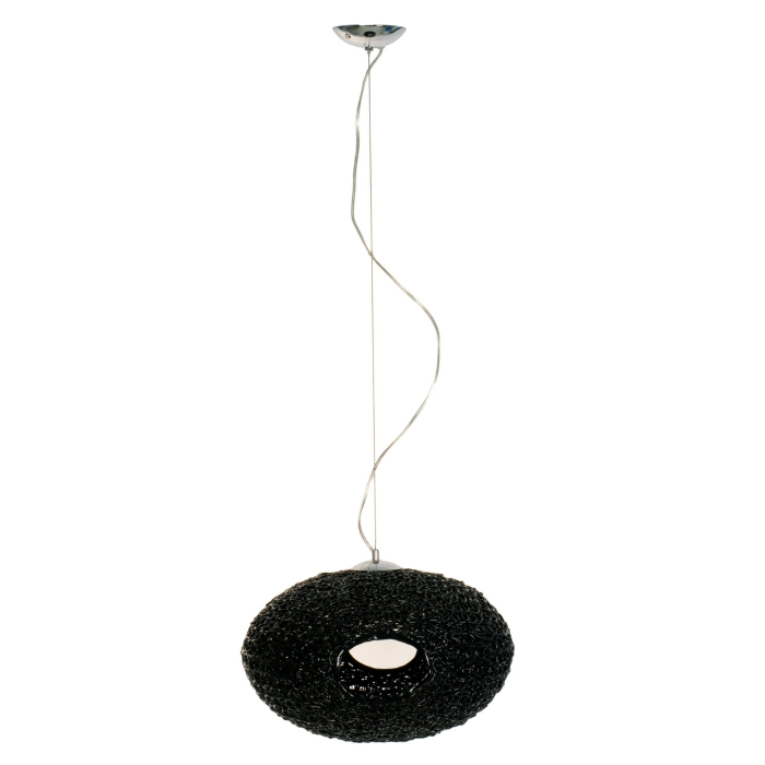 Light Prestige Neste wisząca czarna 1xE27 czarny, srebrny LP-1802/1P czarna