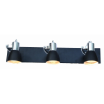 Light Prestige Rawenna 1 kinkiet czarny 1xGU10 czarny, srebrny LP-727/1W czarny