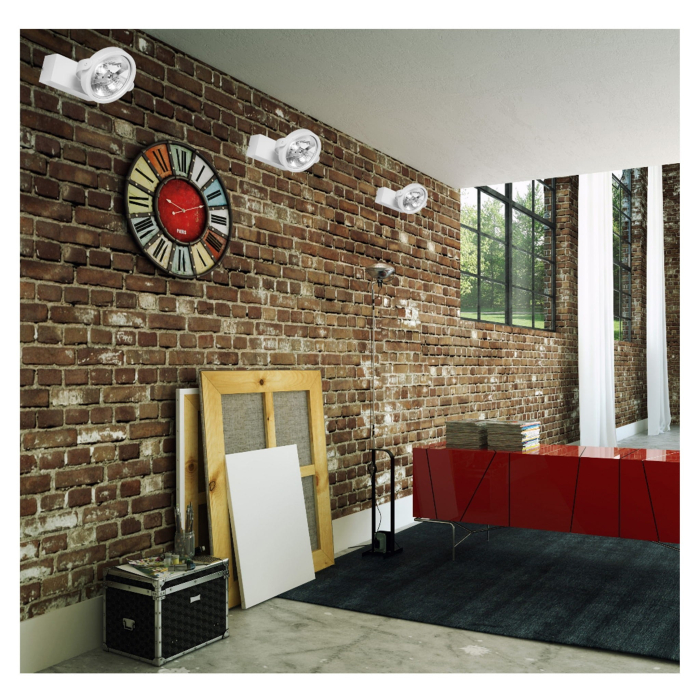 Light Prestige Romeo 3 kinkiet 3xG9 biały LP-2113/3W
