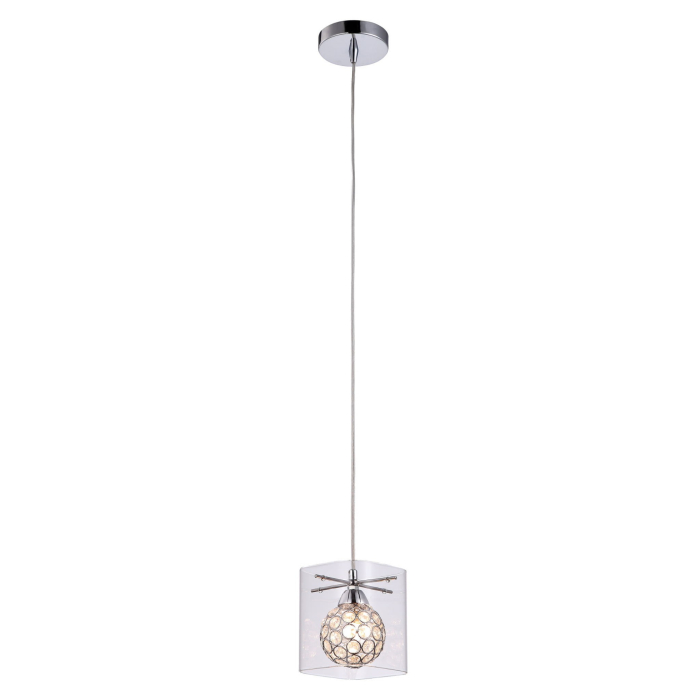 Light Prestige Spark kinkiet transparentna 1xG9 srebrny, transparentny LP-5193/1W transp