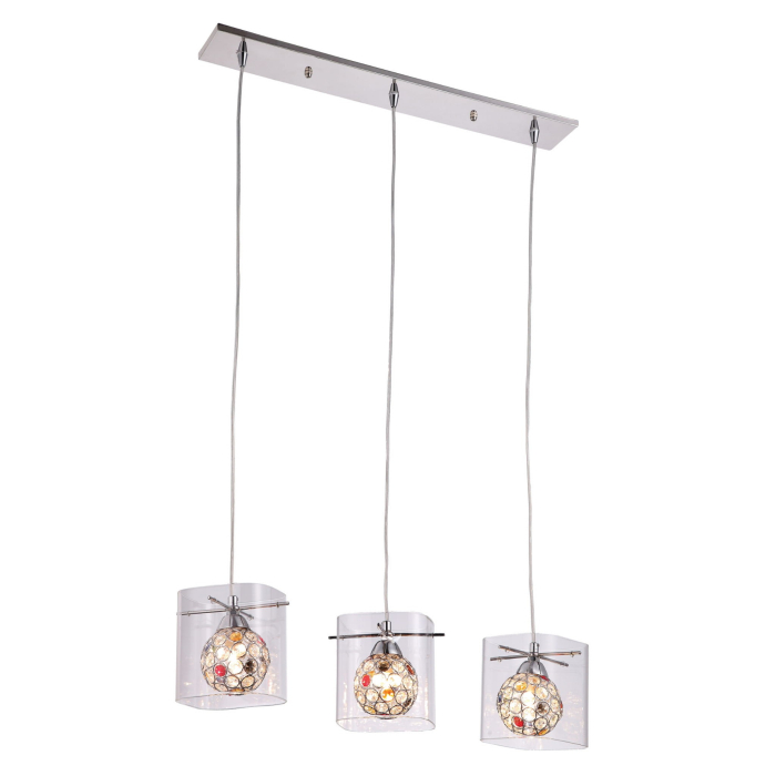 Light Prestige Spark kinkiet transparentna 1xG9 srebrny, transparentny LP-5193/1W transp