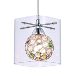Light Prestige Spark kinkiet transparentna 1xG9 srebrny, transparentny LP-5193/1W transp