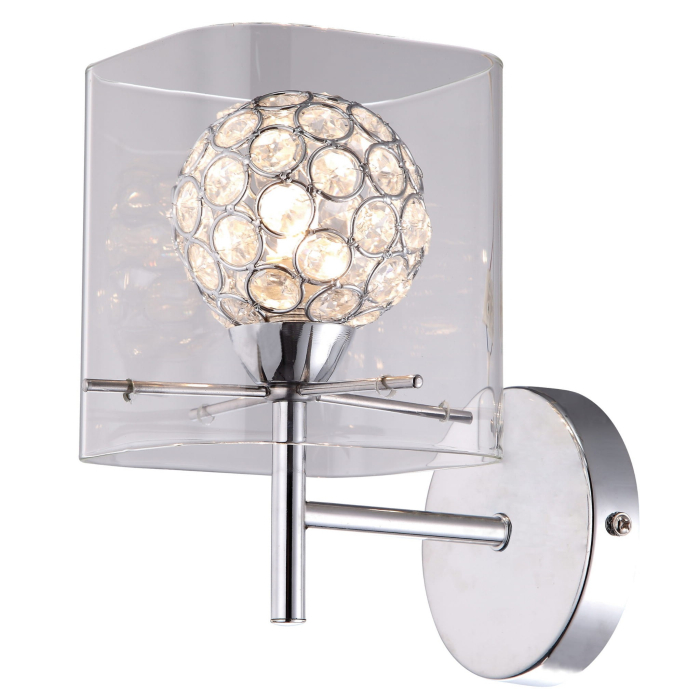 Light Prestige Spark 1 wisząca transparentna 1xG9 srebrny, transparentny LP-5193/1P transp