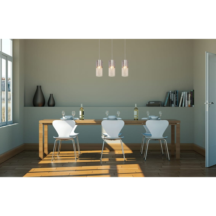 Light Prestige Zara 1 wisząca 1xE14 srebrny, transparentny LP-5221/1P