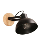 Light Prestige Terme 5 wisząca E27 czarny, drewno LP-4404/5P