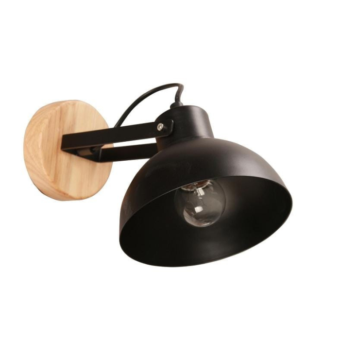 Light Prestige Terme 5 wisząca E27 czarny, drewno LP-4404/5P