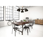 Light Prestige Terme 5 wisząca E27 czarny, drewno LP-4404/5P