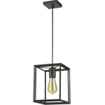 Light Prestige Napoli wisząca czarna E27 czarny LP-4146/1P-BL