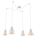 Light Prestige Imperia 4 wisząca biała E27 biały LP-2309/4P WH