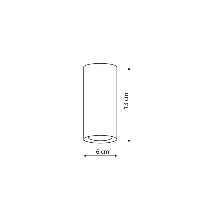 Light Prestige Manacor oczko białe 13 cm GU10 biały LP-232/1D - 130