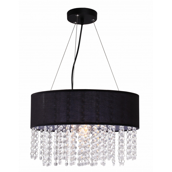 Light Prestige Madryt wisząca czarna E27 czarny LP-81458/1P BK
