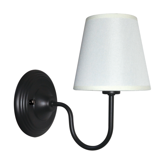 Light Prestige Werona kinkiet E14 czarny, biały LP-88439/1W