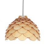 Light Prestige BURGO wisząca duża E27 drewna LP-101335/1P L