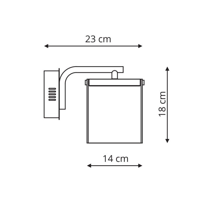 Light Prestige Cantos kinkiet LED  LP-1114/1W