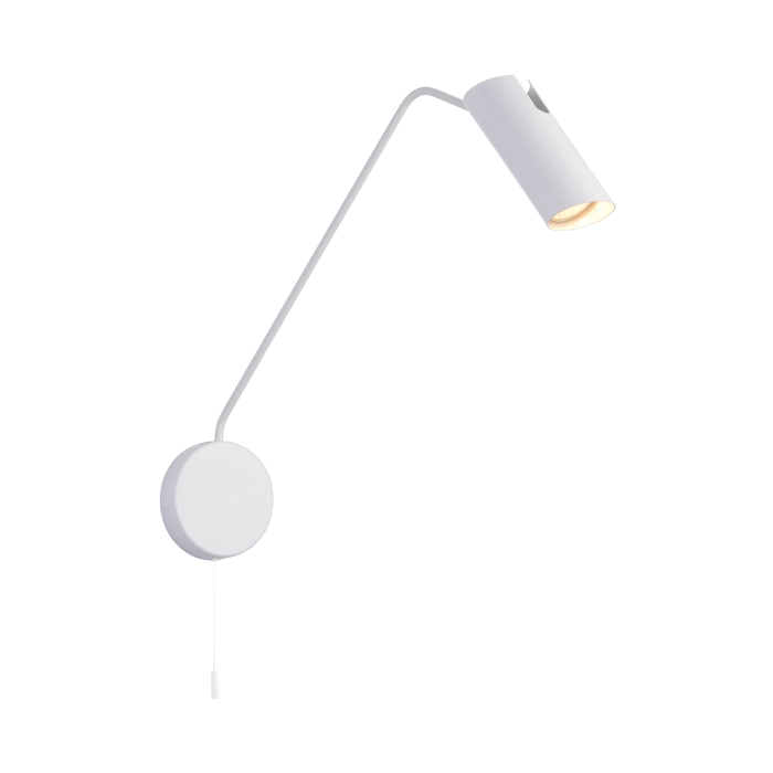 Light Prestige Futuro 1 kinkiet biały z wysięgnikiem GU10 biały LP-17001/1WL WH