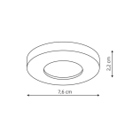 Light Prestige Lagos oczko podtynkowe okrągłe białe IP65 GU10 biały LP-440/1RS WH