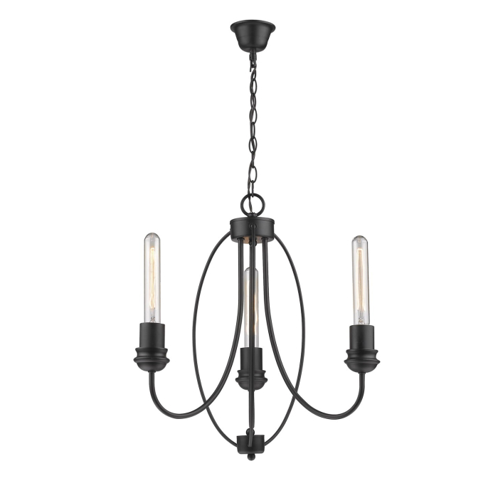Light Prestige Canaria 3 wisząca E27 czarny LP-6704/3P