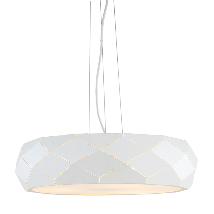 Light Prestige Reus wisząca biała E27 biały LP-8069/1P WH