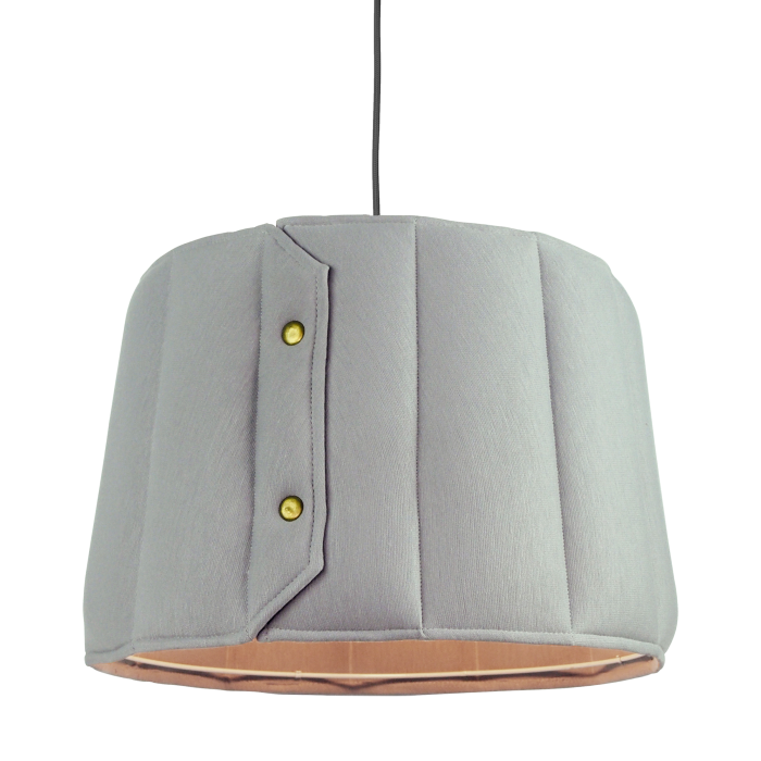 Light Prestige Vitoria wisząca duża E27 szary LP-6030/1P L