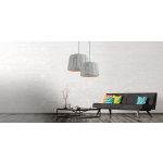 Light Prestige Vitoria wisząca mała E27 szary LP-6030/1P S