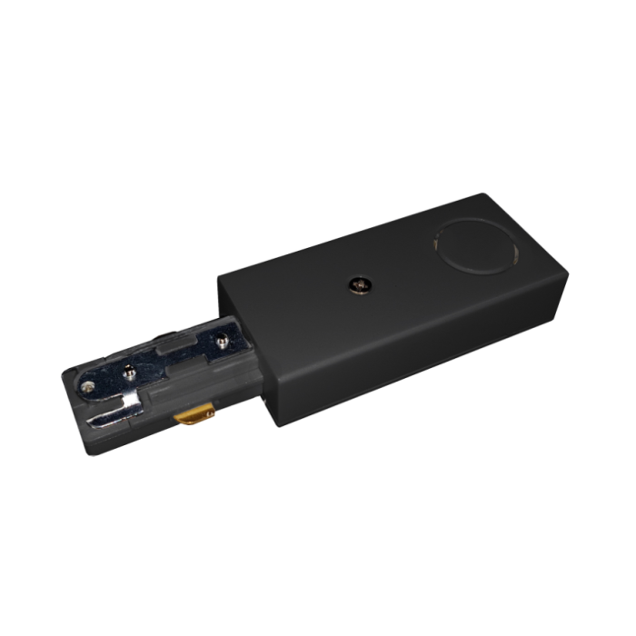Light Prestige Zasilanie końcowe do szynoprzewodów 1F czarne  LP-556-S-BK