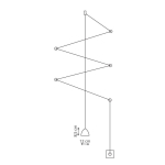 Light Prestige Zig-Zag LED czarny LP-1243/1P BK