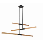 Light Prestige Lugano 3 wisząca LED brązowy/ czarny LP-2828/3P