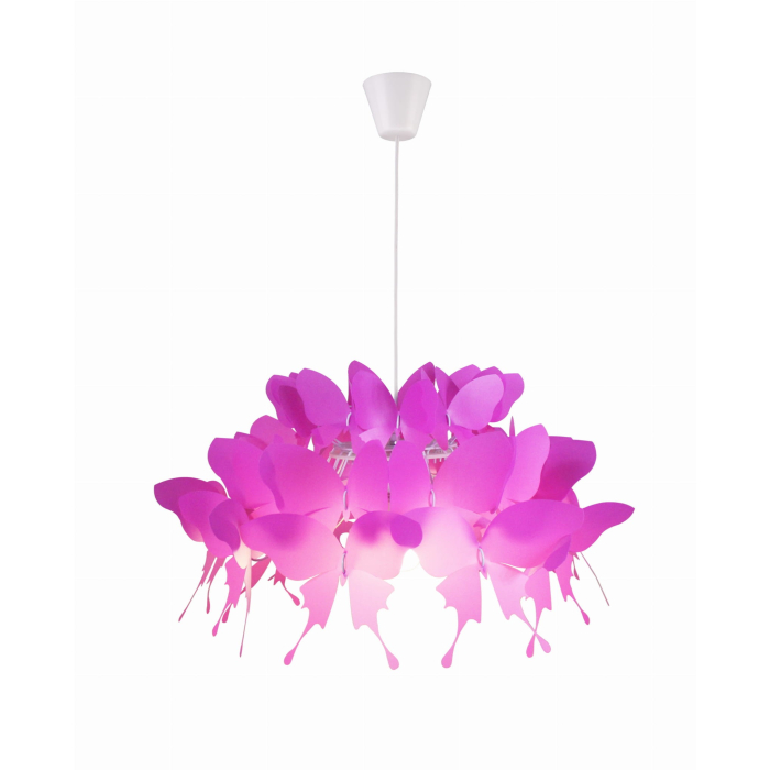 Light Prestige Farfalla 1 wisząca ciemny róż E27 ciemny róż LP-3439/1P dark pink
