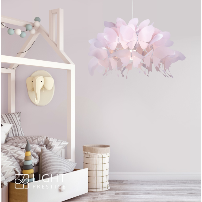 Light Prestige Farfalla 1 wisząca biała E27 biały LP-3439/1P white