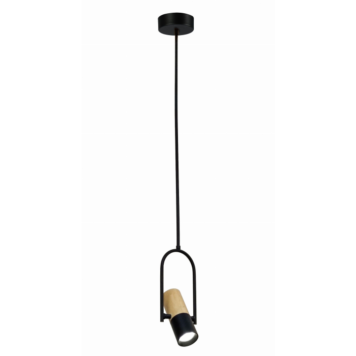 Light Prestige Bovino 1 wiszaca GU10 czarny/ brązowy LP-1111/1P