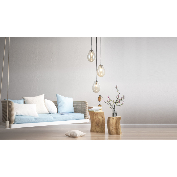Light Prestige Fondi 3 wiszaca E14 transparentny LP-1214/3P