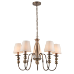Light Prestige Grado 5 wisząca E14 biały / patyna LP-888/5P