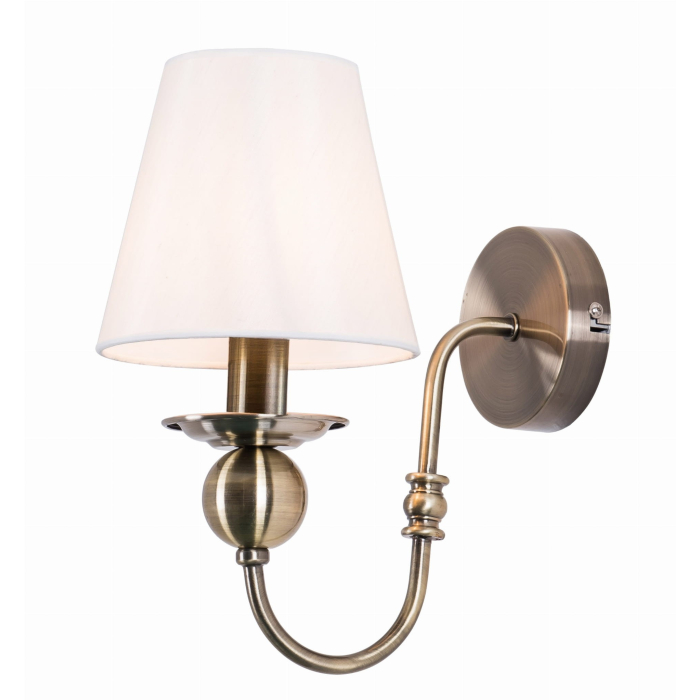 Light Prestige Grado kinkiet E14 biały / patyna LP-888/1W