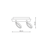 Light Prestige Carrara 2 spot LED chrom LP-1864/2W